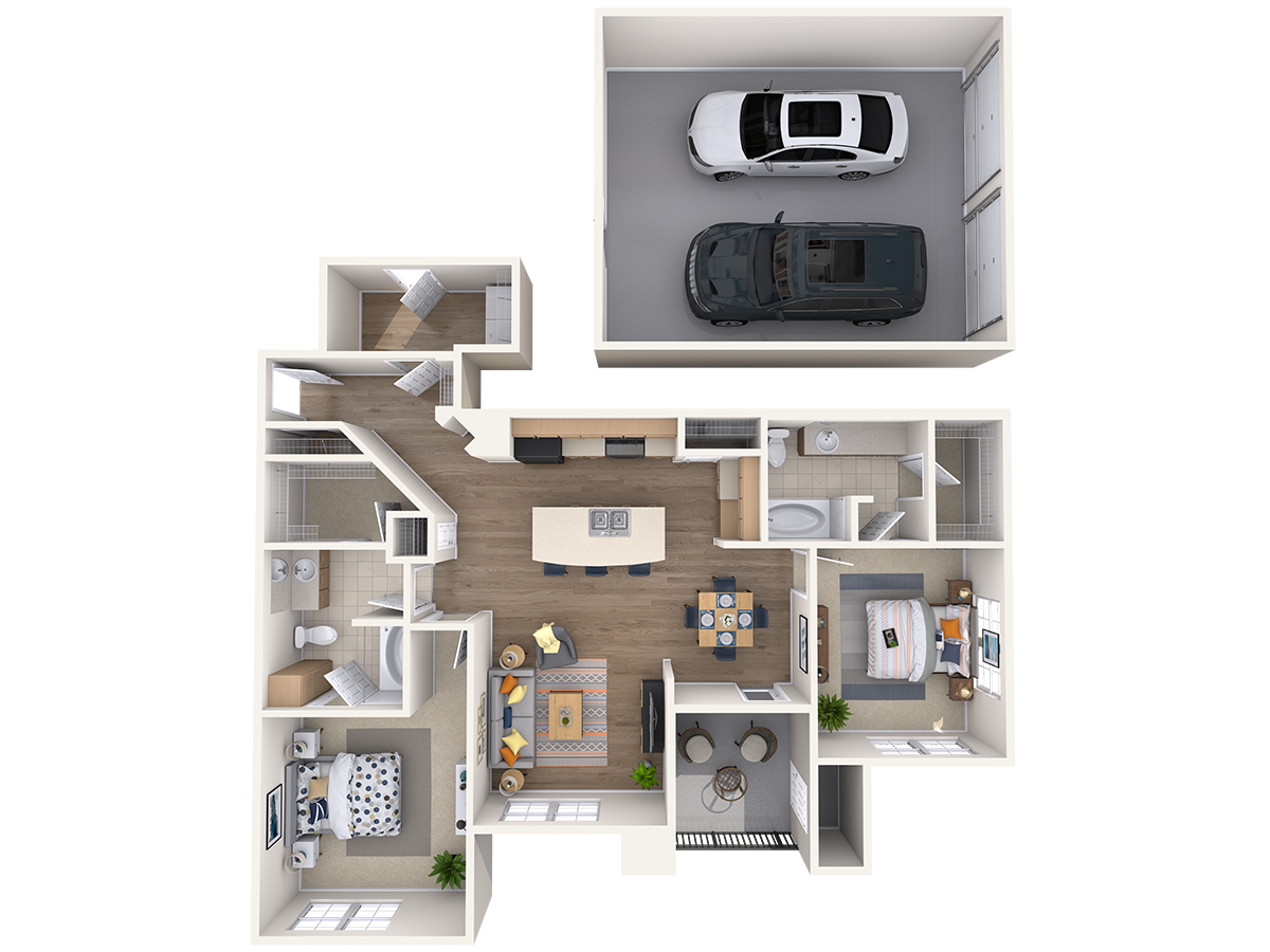 B3.2 - 2 Bed 2 Bath